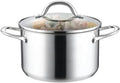 Cet ustensile de cuisson propose des elements metalliques avec un couvercle qc7686128