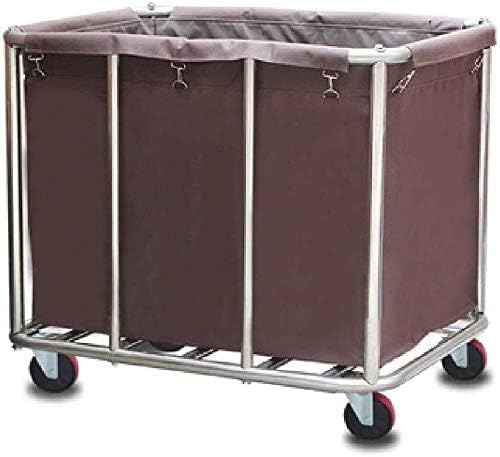 Le chariot a linge associe des elements metalliques et un sac amovible nv7778564