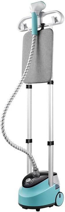 Le defroisseur portatif se presente en coloris gris et bleu ek3040395