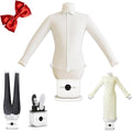 Ce mannequin de repassage avec un revetement en coton en coloris blanc et gris uw4637389