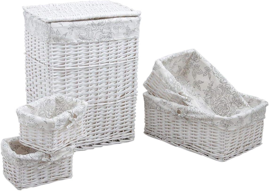 Ce panier a linge se decline en coloris blanc gp2264411