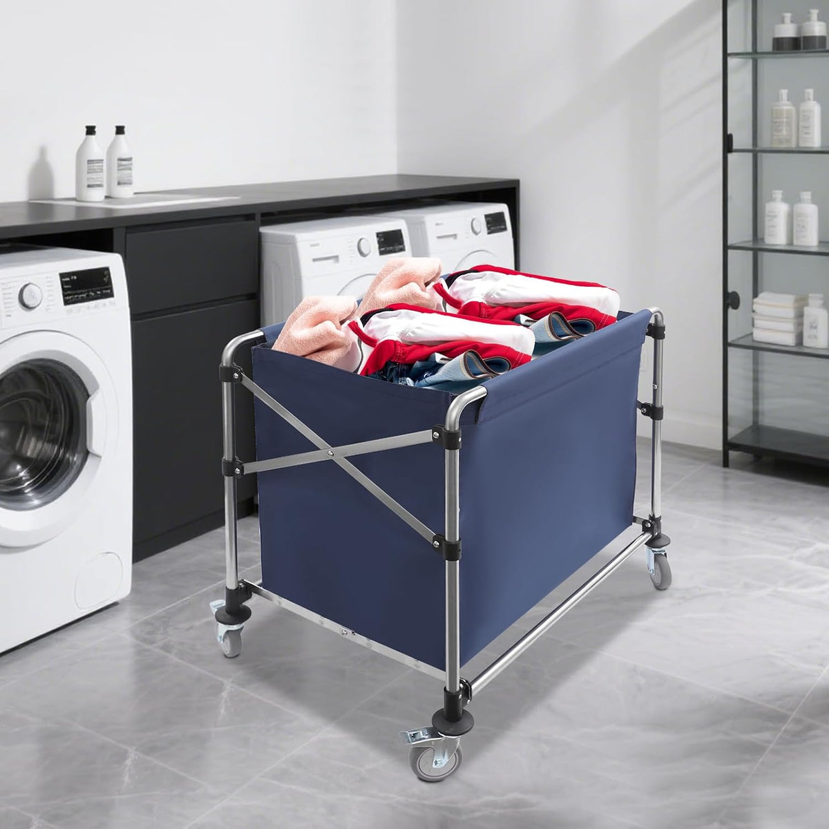Decouvrez un panier a linge qui se replie apres usage rx7145556